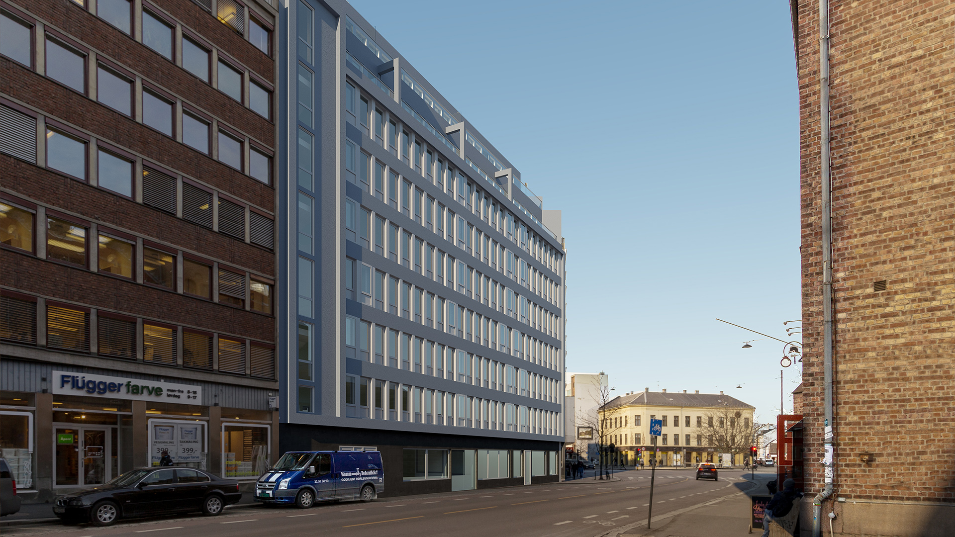 Illustrasjonsbilde fasade Grønlandsleiret 27, Bolig til leie