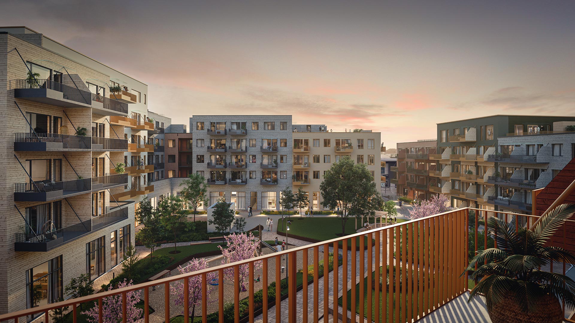 Dronningskvartalet_Fasade_Balkong bygg_C_Thon_Eiendom.jpg