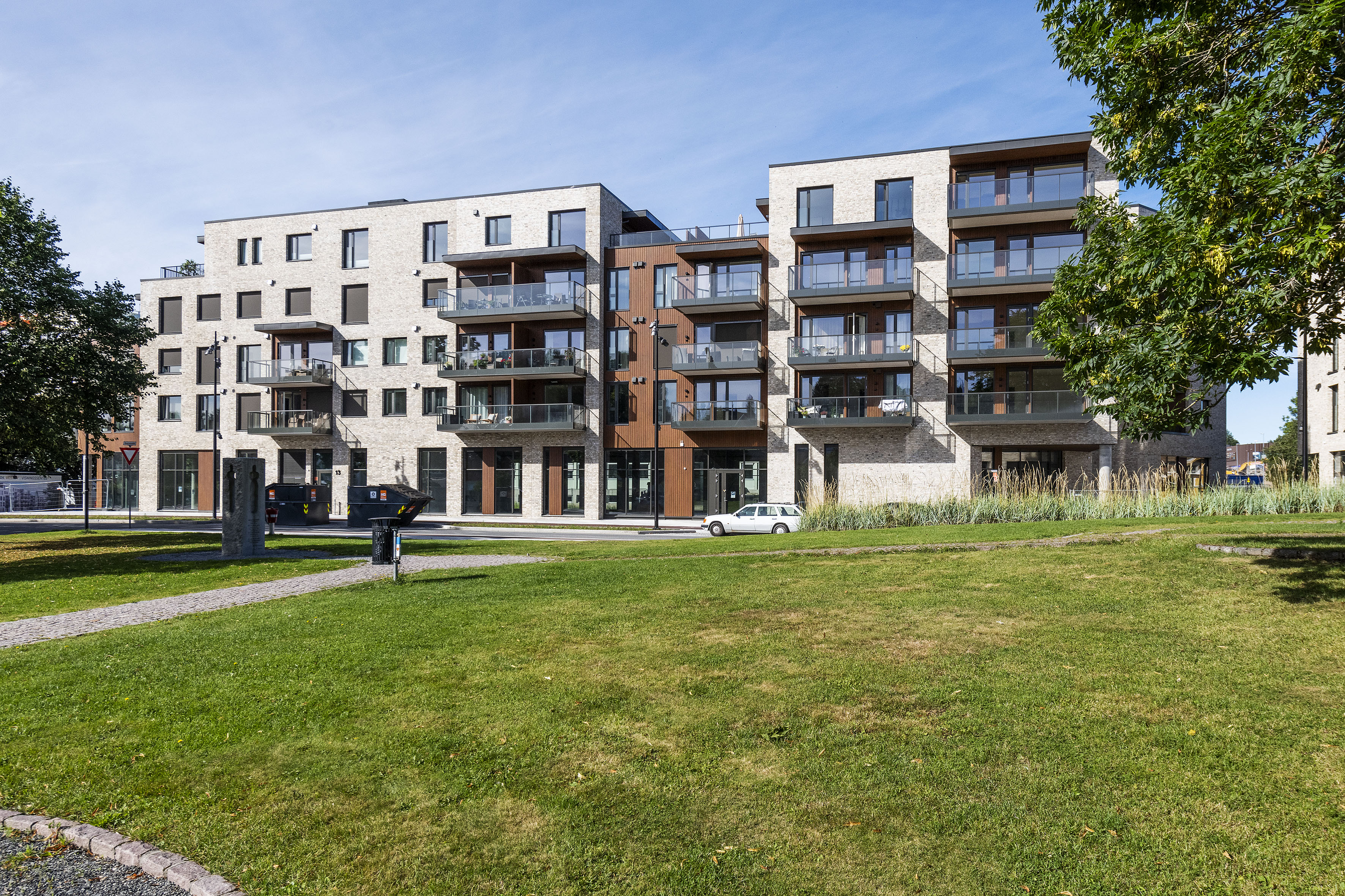 Fasade av Wessel Park