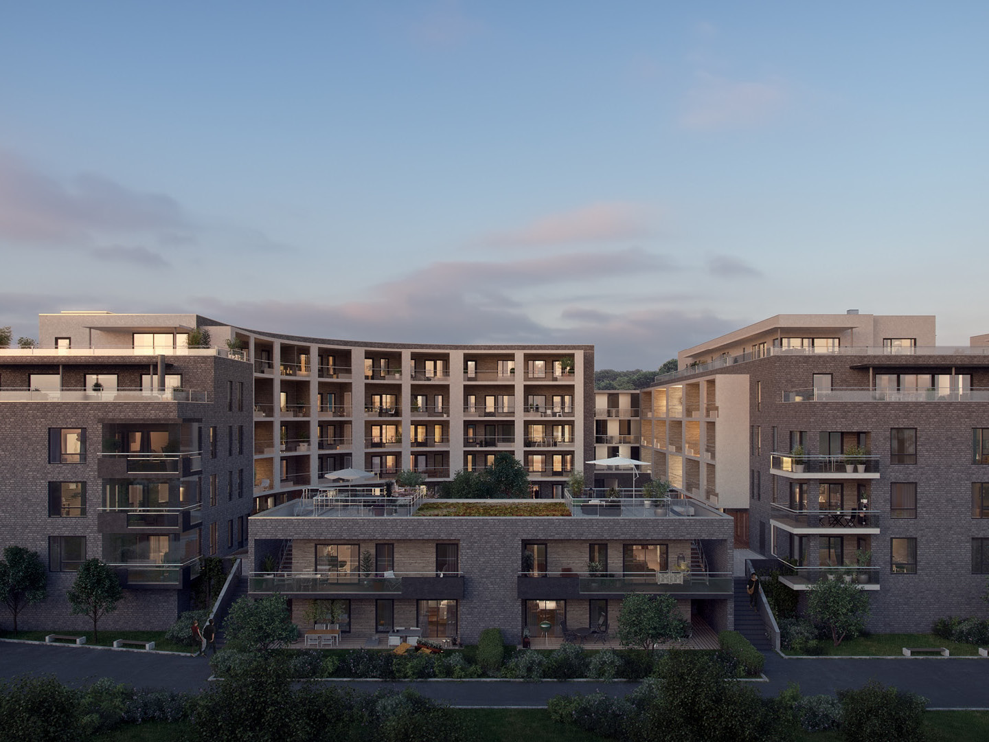 Fasade Parkodden, Thon Eiendom