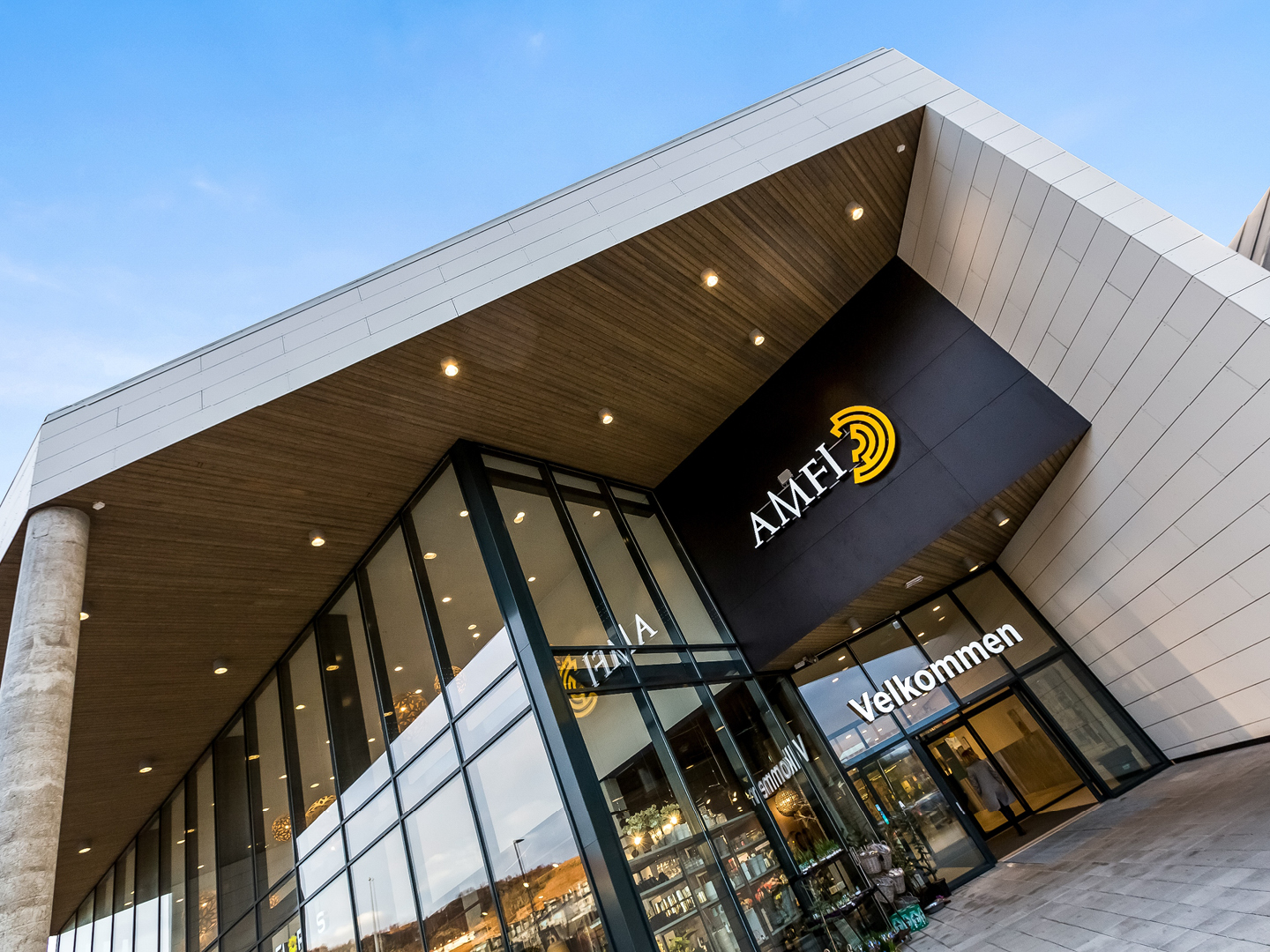 Fasade, AMFI Ålgård, Thon Eiendom