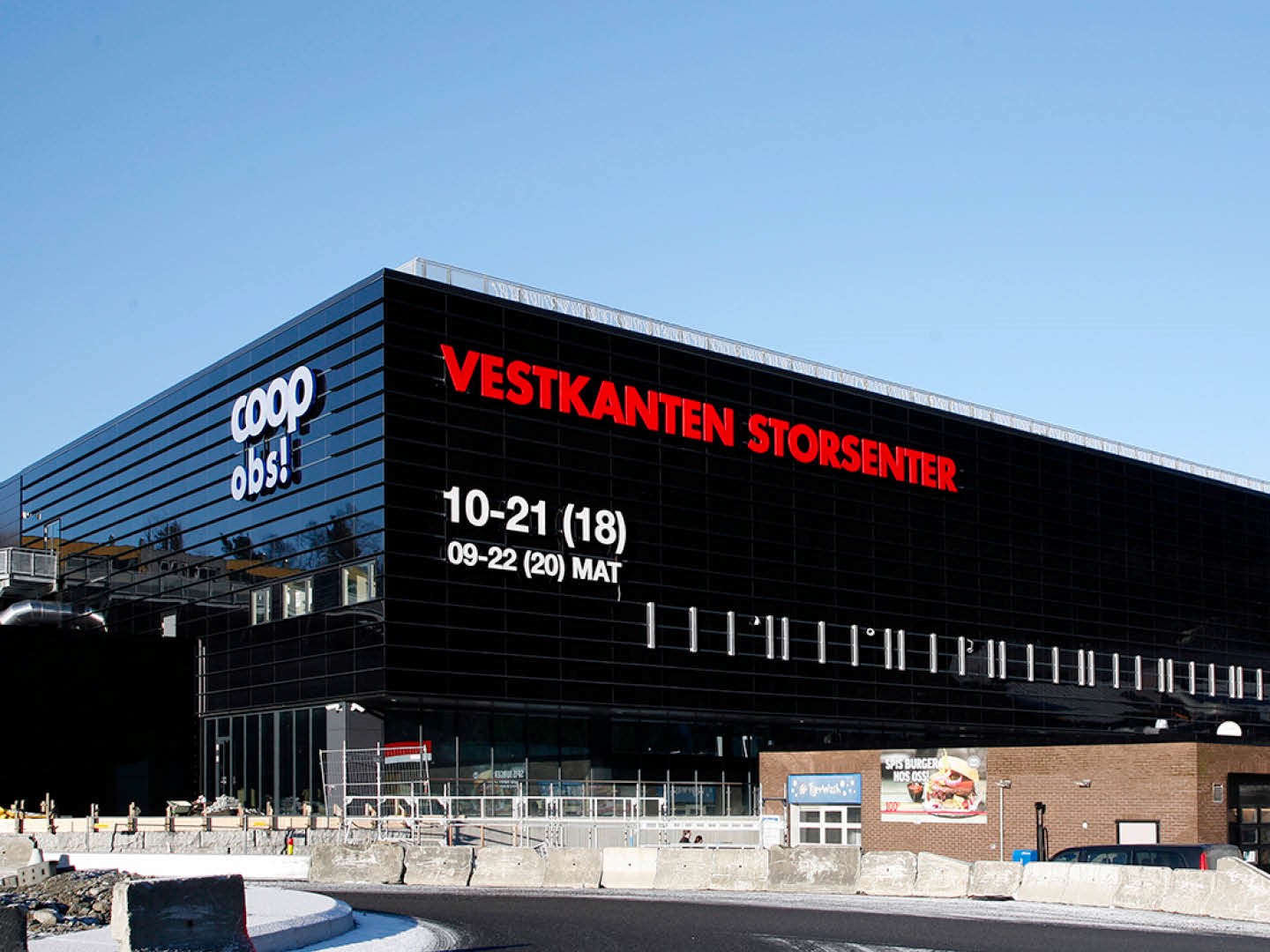 Fasade Vestkanten Storsenter