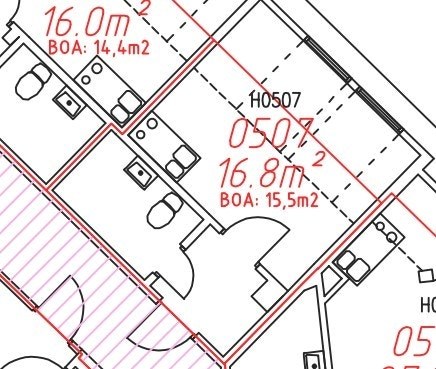 Plantegning Briskebyveien 2, leilighet 507