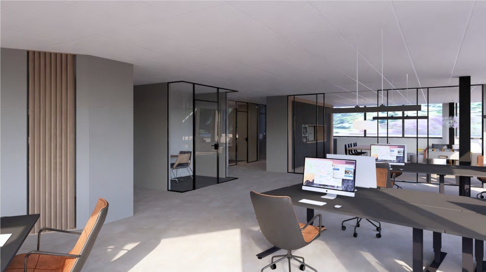 Illustrasjonen viser forslag til møblering og planløsning